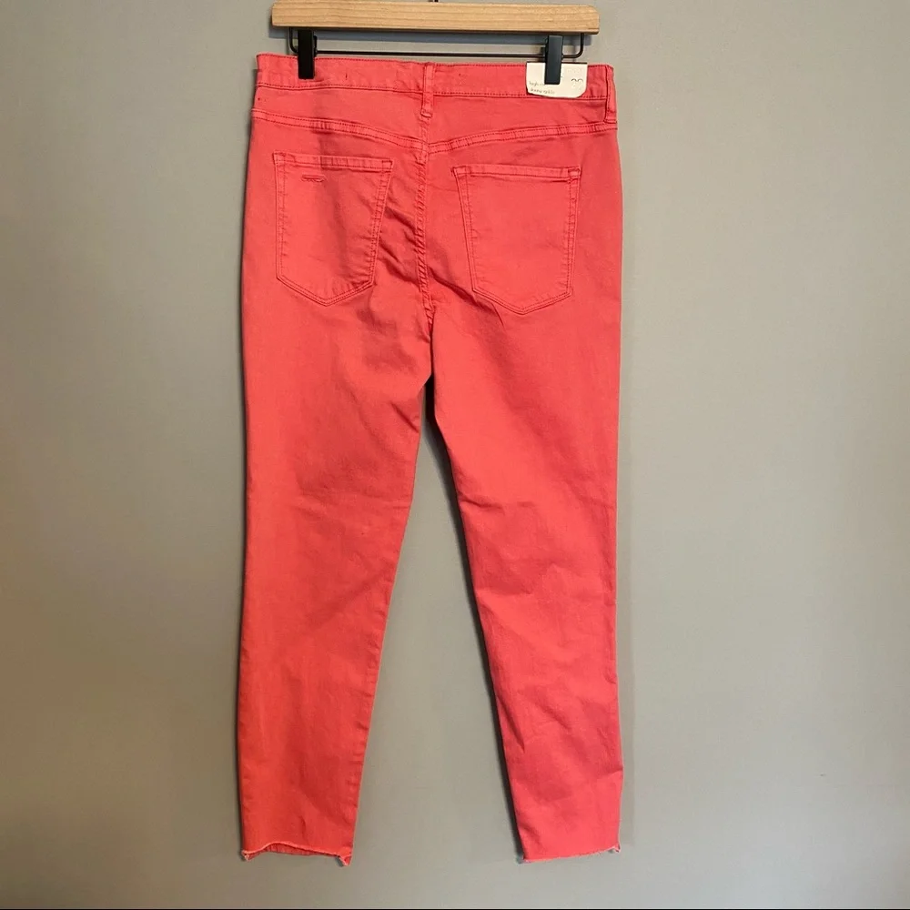 ELLA MOSS high rise pink skinny ankle jeans sz 29